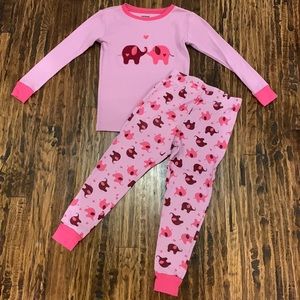 Leveret Elephant Pajama Set | size 6
